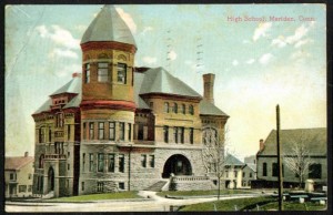 high school 1909 1 Meriden's first high school - circa 1909